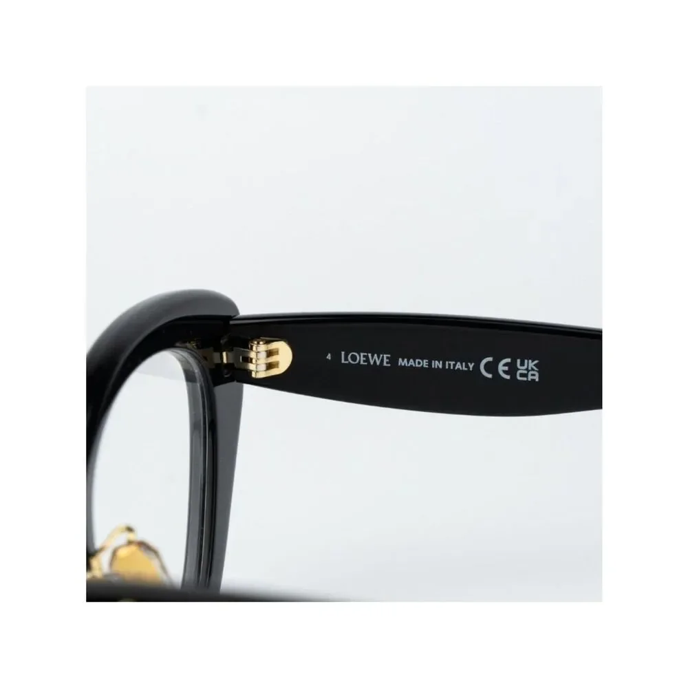 Loewe Women Eyeglasses Black Cat Eye LW50067F 001 NEW AUTHENTIC